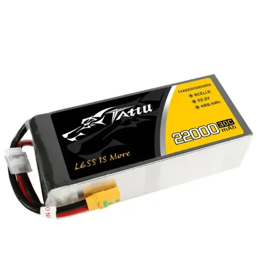 Gens Ace Tattu LiPo 16000mah 6S 22.2V 30C XT90 Battery